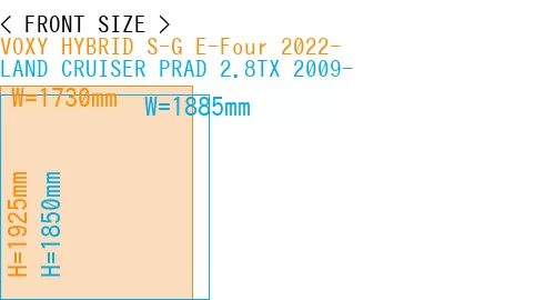 #VOXY HYBRID S-G E-Four 2022- + LAND CRUISER PRAD 2.8TX 2009-
